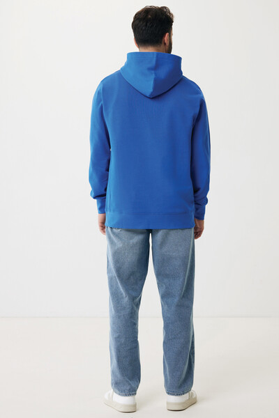 Sweat à capuche avec poches latérales Iqoniq Yengo - Bleu Royal / XL