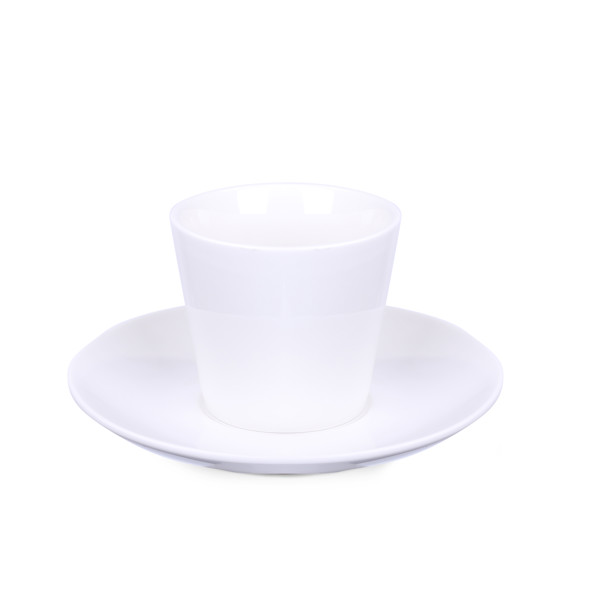 Eve ceramic cup, 82 mm diameter - White