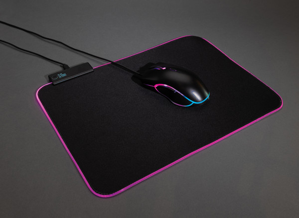 Gaming Hero mousepad RGB lighting, 361x263 mm
