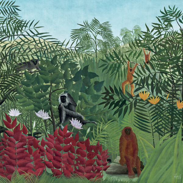 Notique Poznámkový Kalendář Henri Rousseau 2027, 30 x 30 cm - Východní