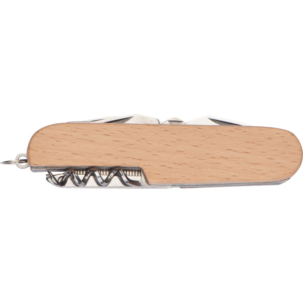 11-Parts stainless steel pocket knife NAPOLEONE - Beige