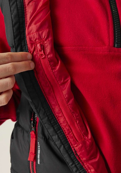 Junior Scholar Thermal Bodywarmer - Black / Classic Red / 3/4