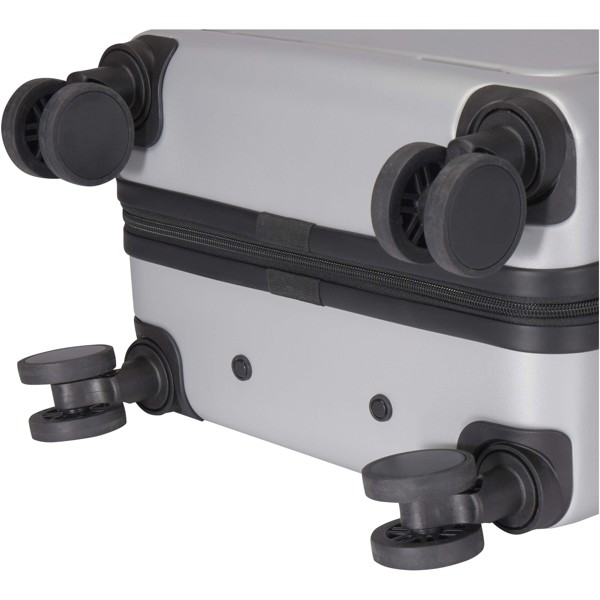 Valise cabine Rover Pro de 20" et 40L recyclée GRS - Argent