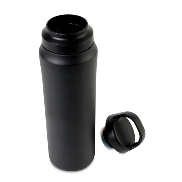 Fľaša na vodu Aviana™ Rowan 470 ml z RCS - Čierna