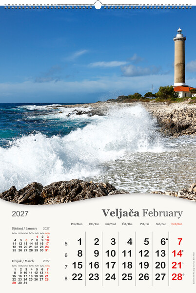 Okomiti zidni kalendar – More, more…