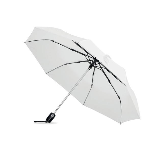 Luxe 21inch windproof umbrella Gentlemen - White