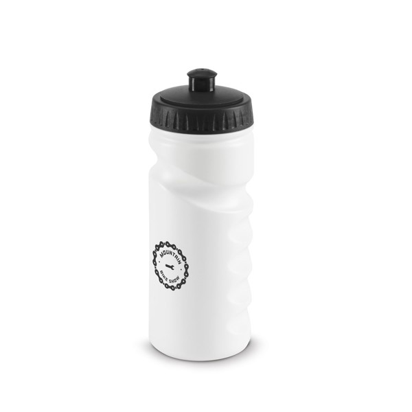 LOWRY. 530 ml HDPE športová fľaša - Čierna