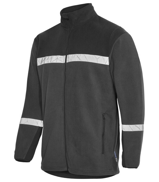 7300 FULL ZIP FLEECE PGL Grey/Black XXL
