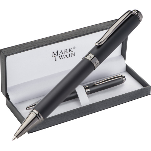 MARCOS Mark Twain guľôčkové pero - Black