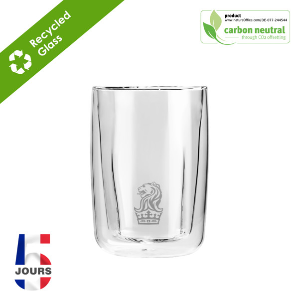 Double Wall Drinking Glass 250Ml Stock Fra