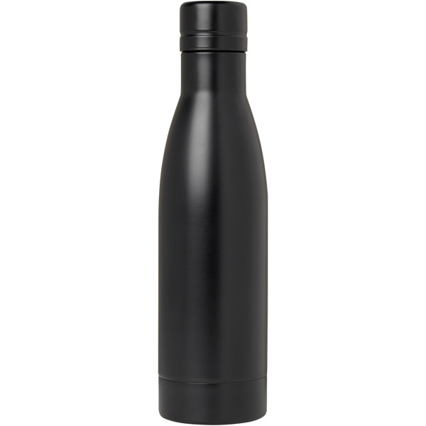 Vasa 500 ml RCS certified recycled stainless steel copper vacuum insulated bottle - Black