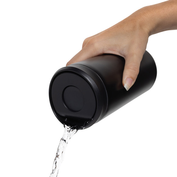 Avira Alix RCS Pohár klik z rec. Nehrdz. ocele  400 ml - Čierna