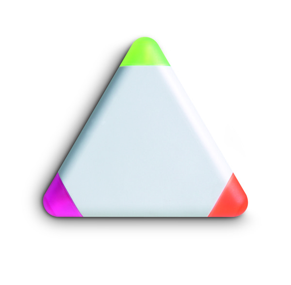 Triangulo trikotni osvetljevalec, ABS, 3 barve