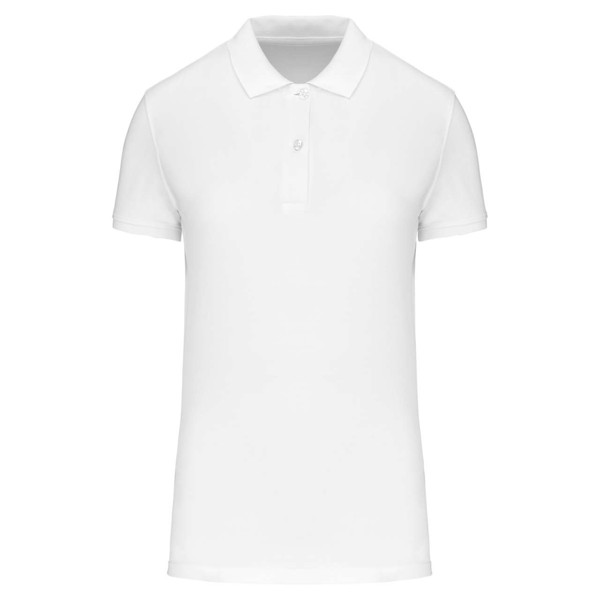 Ladies' Organic 180 Piqué Polo Shirt - White / 3XL