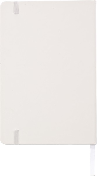Notitieboek Bradley | Gerecycled PU | A5 | Geruit - wit