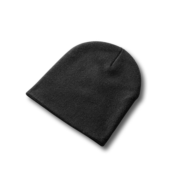 HAWK. PET (100% rPET) Unisex Beanie - Black