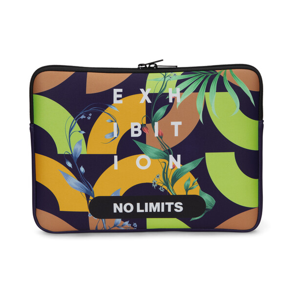 Sublimated neoprene tablet sleeve with zipper - 30.5x21.5cm