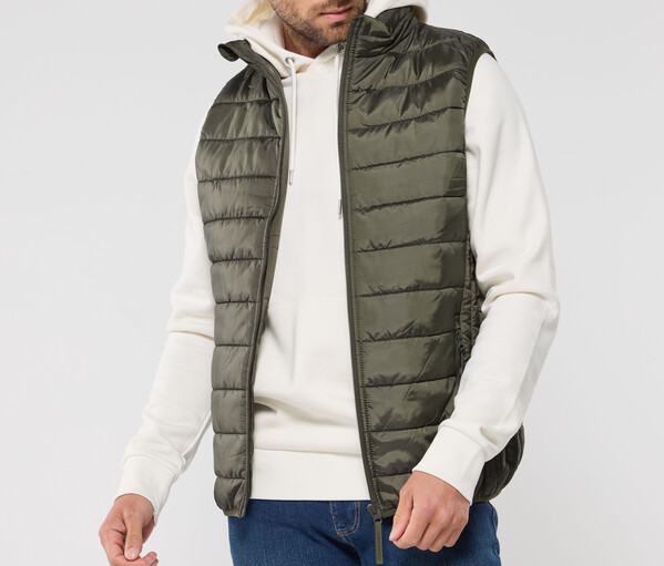 Bodywarmer homme en polyester recyclé - DEEP ROYAL BLUE / L