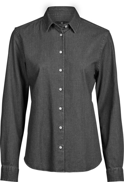 Denim Blouse long-sleeve Tee Jays | TJ 4005 - Black Denim / L