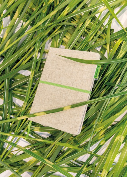 A5 jute notebook