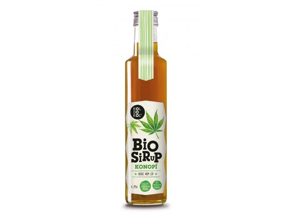 Konopný sirup bez pridaného cukru