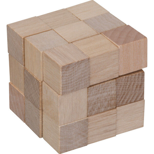 Wooden snake puzzle EMANUELE - Beige