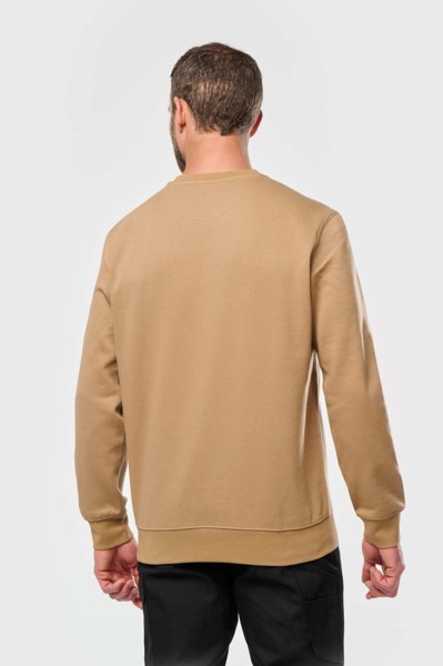 Unisex Daytoday Contrasting Pocket Sweatshirt - White / Navy / S