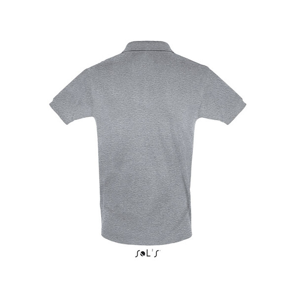 PERFECT MEN Polo homen 180g - Cinzento Melange 23XL