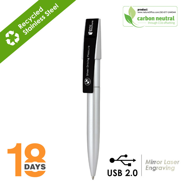 2In1 Metal Usb2.0 Memory & Ballpen Stock