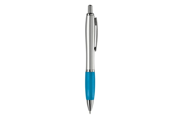 Ball pen Hawaï silver - Silver / Light Blue
