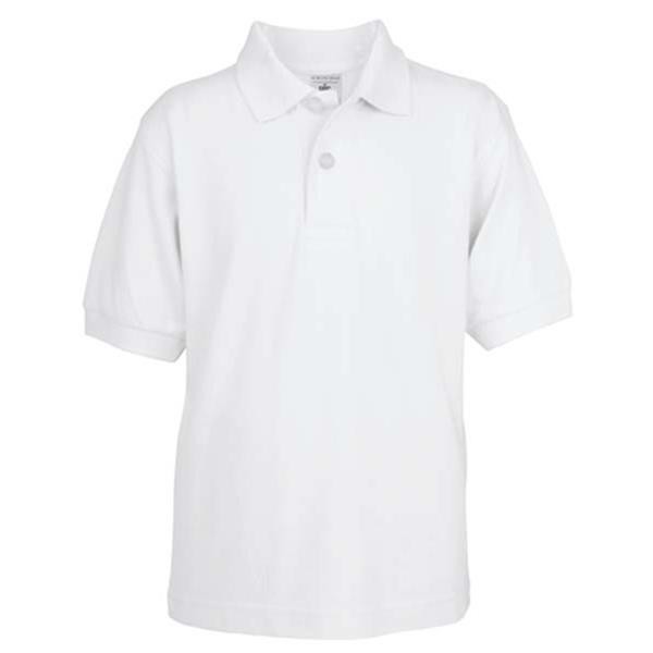 Polo B&C Safran Kids 180G - 100% Algodão (Investindo Em Better Cotton) - Branco / 7_8