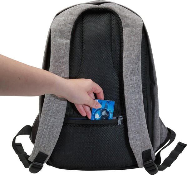Mochila Cruz | Laptop 13" | 10 l - cinzento claro