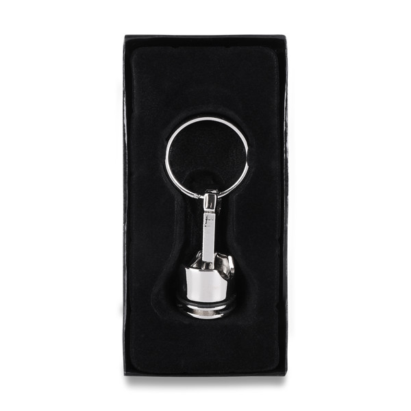 Piston metal keyring