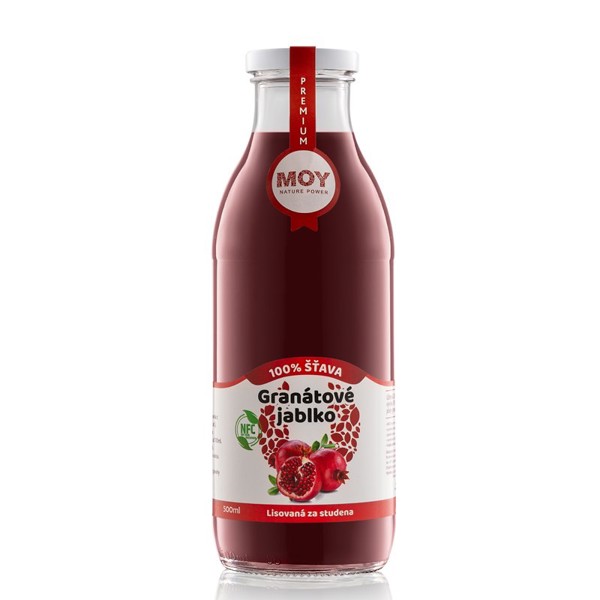MOY NFC 100% šťava GRANÁTOVÉ JABLKO 500ml