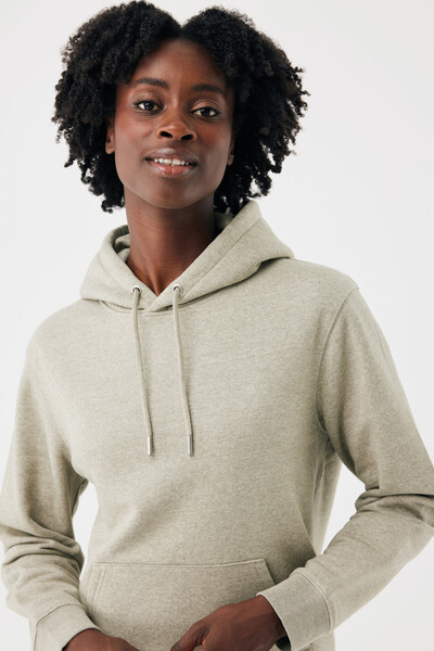 IQONIQ Joshua recycled cotton hoodie - Light Heather Green / XXS