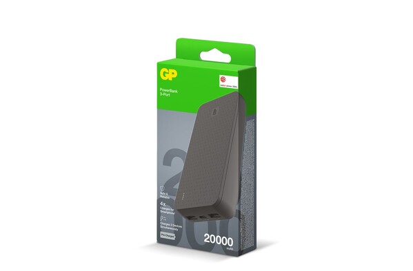 GP B+ Series Powerbank 20000 mAh - Noir