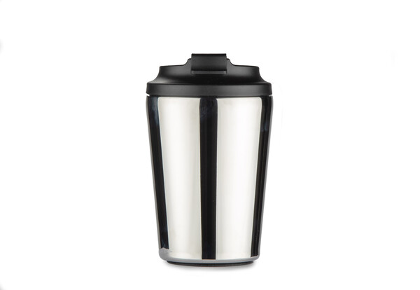 Thermal mug CAFFEZ 350 ml - silver