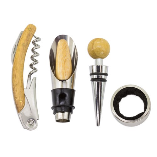 SET DE VINO BAMBÚ