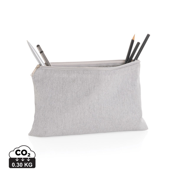 Impact Aware™ 285g/m² Stifte-Etui aus ungefärbtem Canvas - Grau