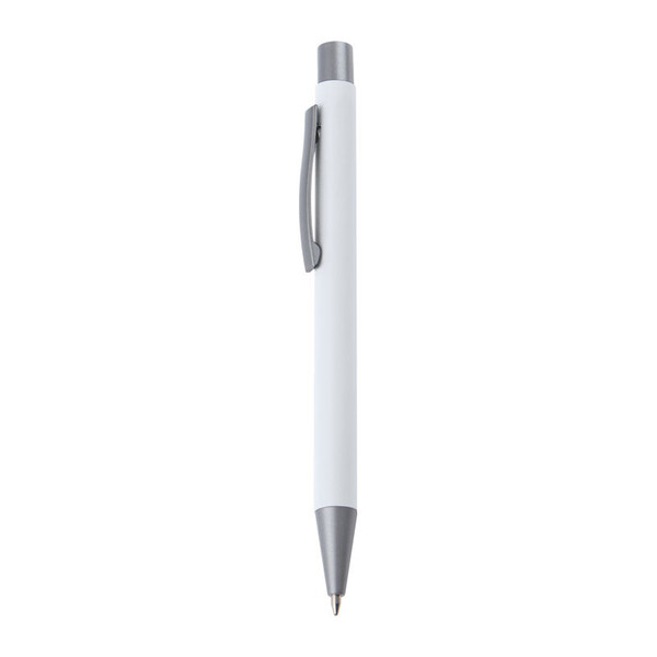 Metal Ballpoint Pen Rockford - White