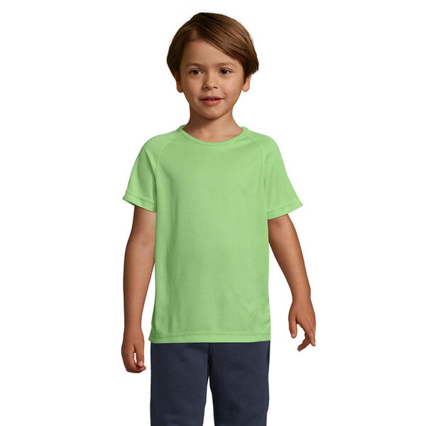 SPORTY T-SHIRT CRIANÇA 140g Sporty Kids - Apple GreenXXL