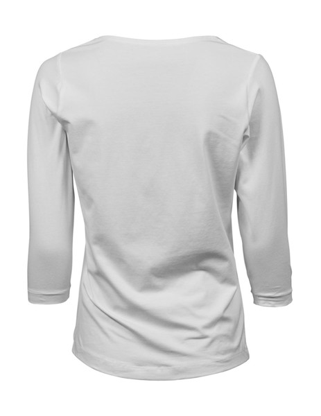 Ladies 3 / 4 Sleeve Stretch Tee - White / XL