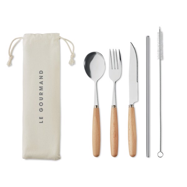 Couverts en acier inoxydable Custa Set