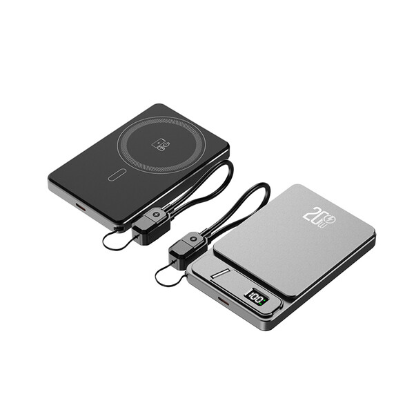 Magsafe powerbank 10000mAh with cable - GREY