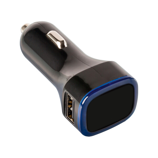 Chargeur voiture USB COLLECTION 500 - bleu