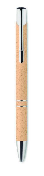 Esferográfica bambu e ABS Bern Pecas - Laranja