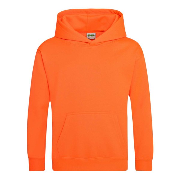 Kids Electric Hoodie - Electric Orange / 5/6