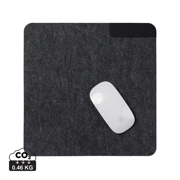 VINGA Albon GRS recycled felt mouse pad - Black