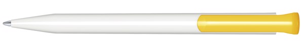 Senator® Super Hit Polished Basic, Push Ball Pen - Yellow Similar PMS 7408