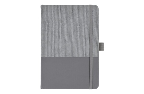 Carnet de notes en cuir thermo A5 - Gris